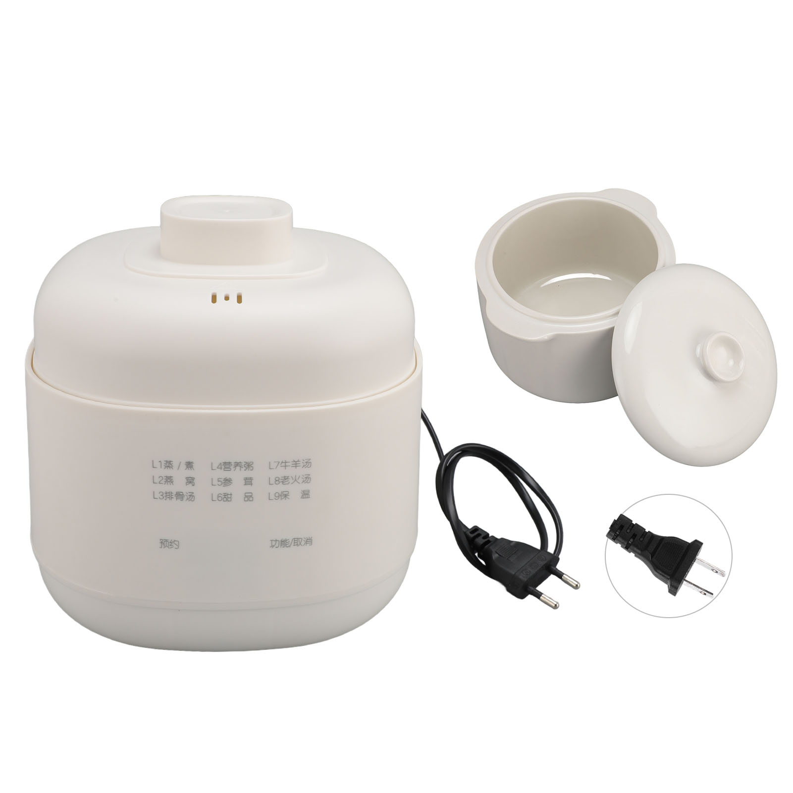 Slow Cooker Ceramic - Mini Elektryczny Garnek do Duszenia 200W