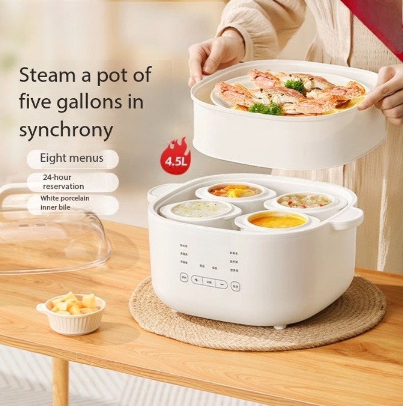 Slow Cooker Ceramic - Automatyczny ceramiczny garnek do gotowania na