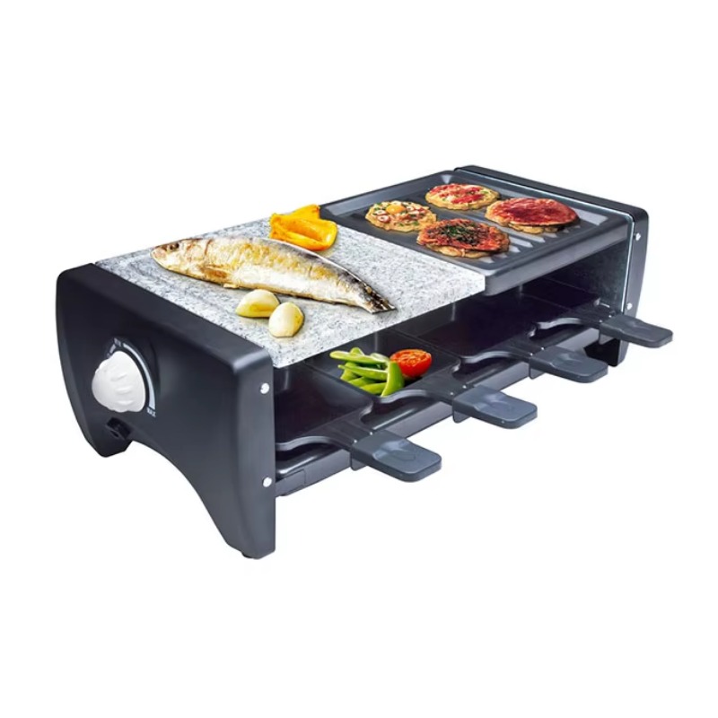 Raclette Grill Table - Elektryczna żelazka 1200W Mini Grill Raclette
