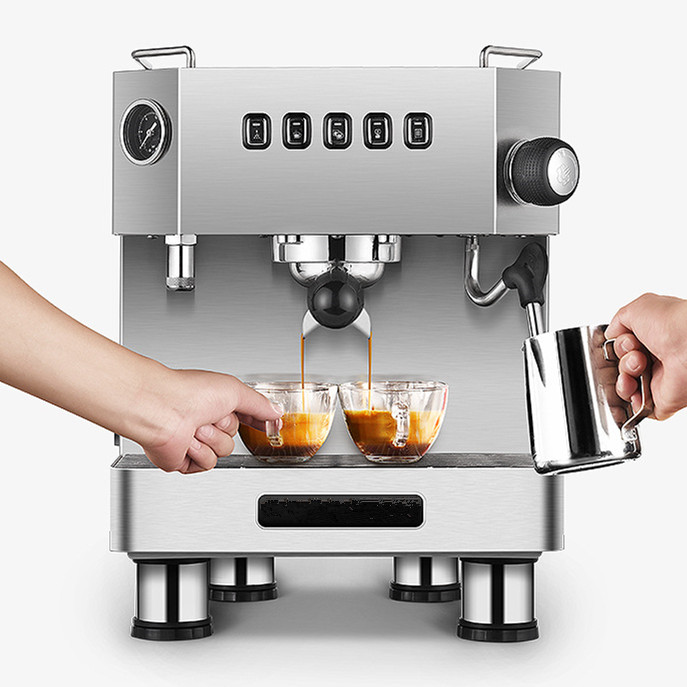 Espresso Machine Semi Auto - Klasyczna włoska półautomatyczna ekspres do kawy