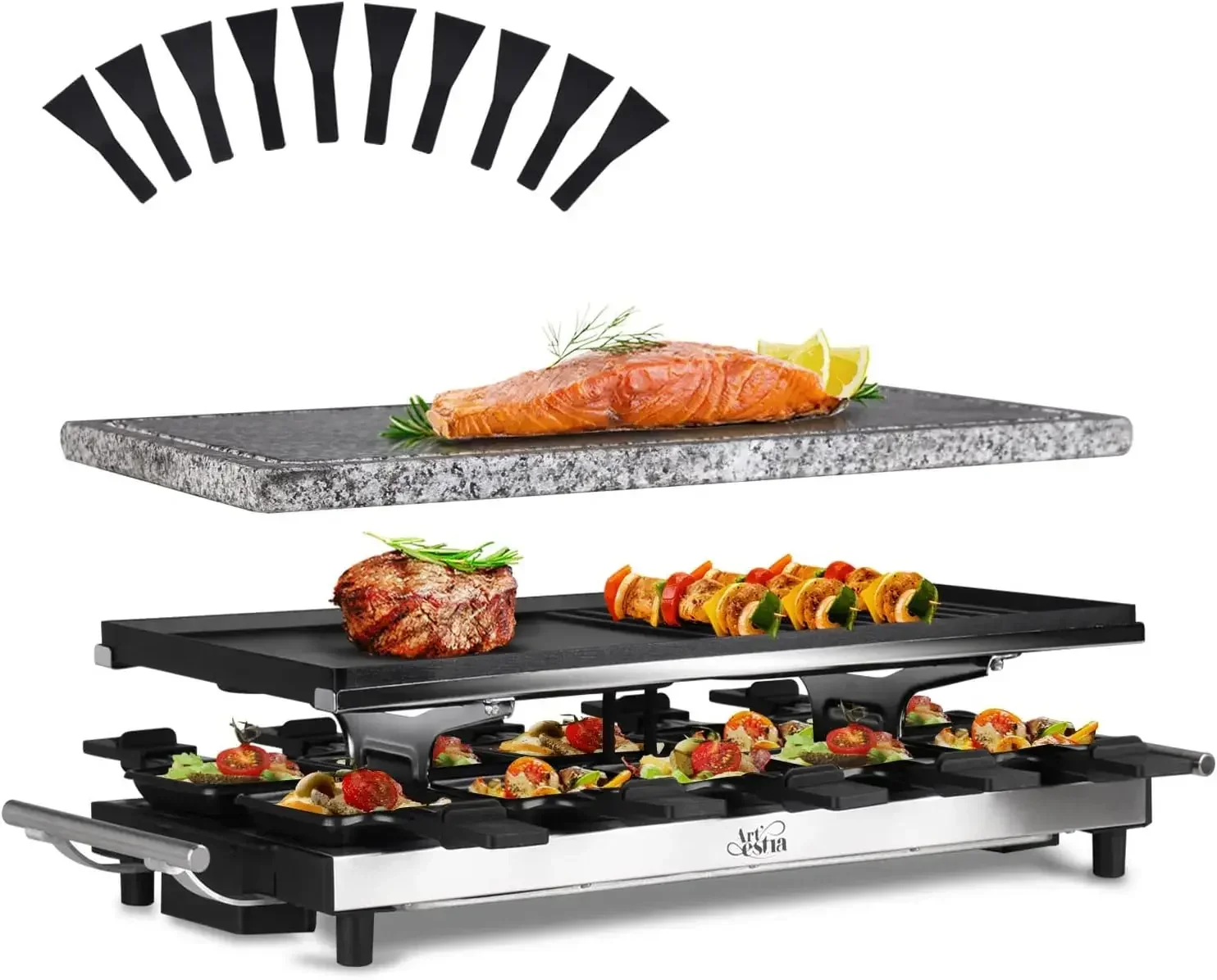 Grill do raclette Artestia, gr – Raclette Grill Table recenzja i cena