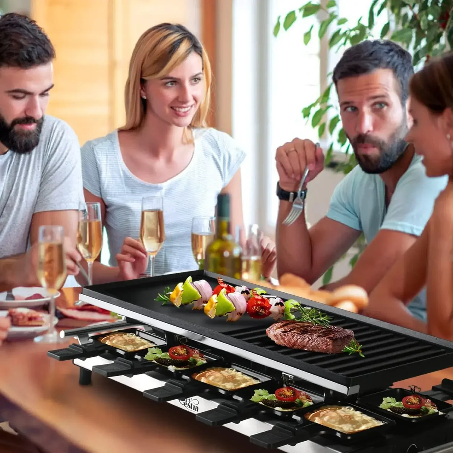Grill do raclette Artestia, gr – Raclette Grill Table recenzja i cena