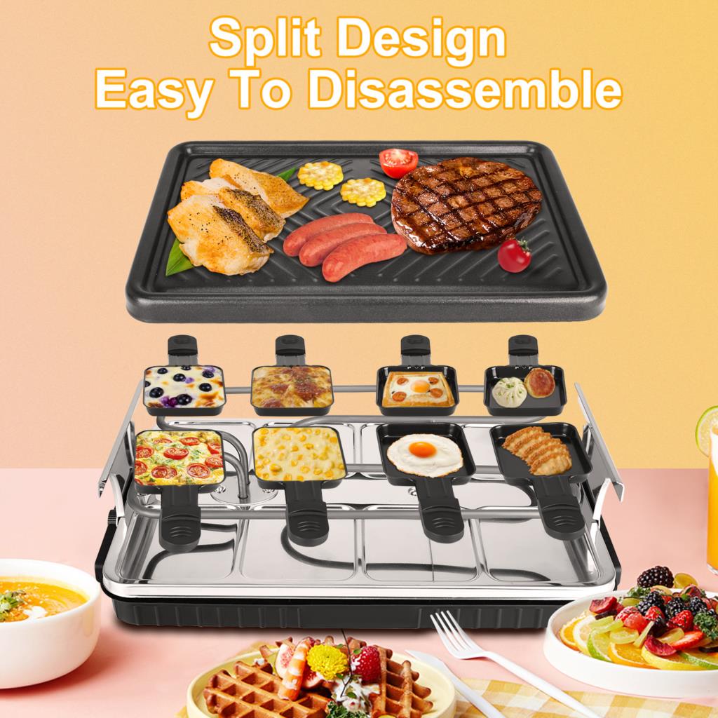 Grill stołowy Elektryczny kore – Raclette Grill Table recenzja i cena