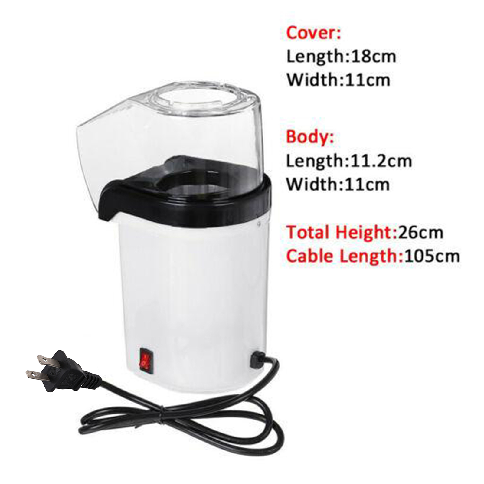 Automatyczna maszyna do popcor – Air Popcorn Maker recenzja i cena