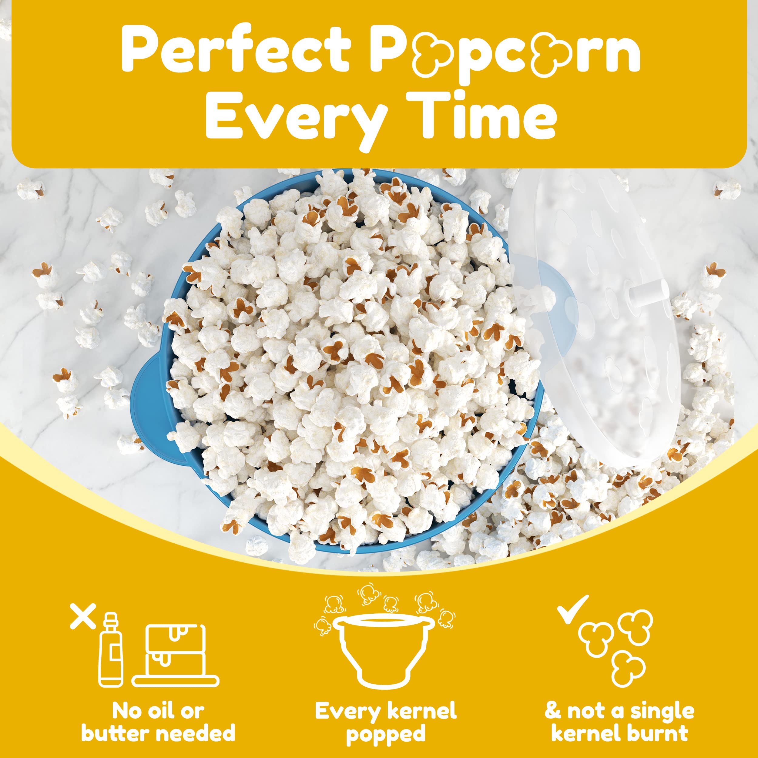 Mikrofalowe silikonowe urządze – Air Popcorn Maker recenzja i cena