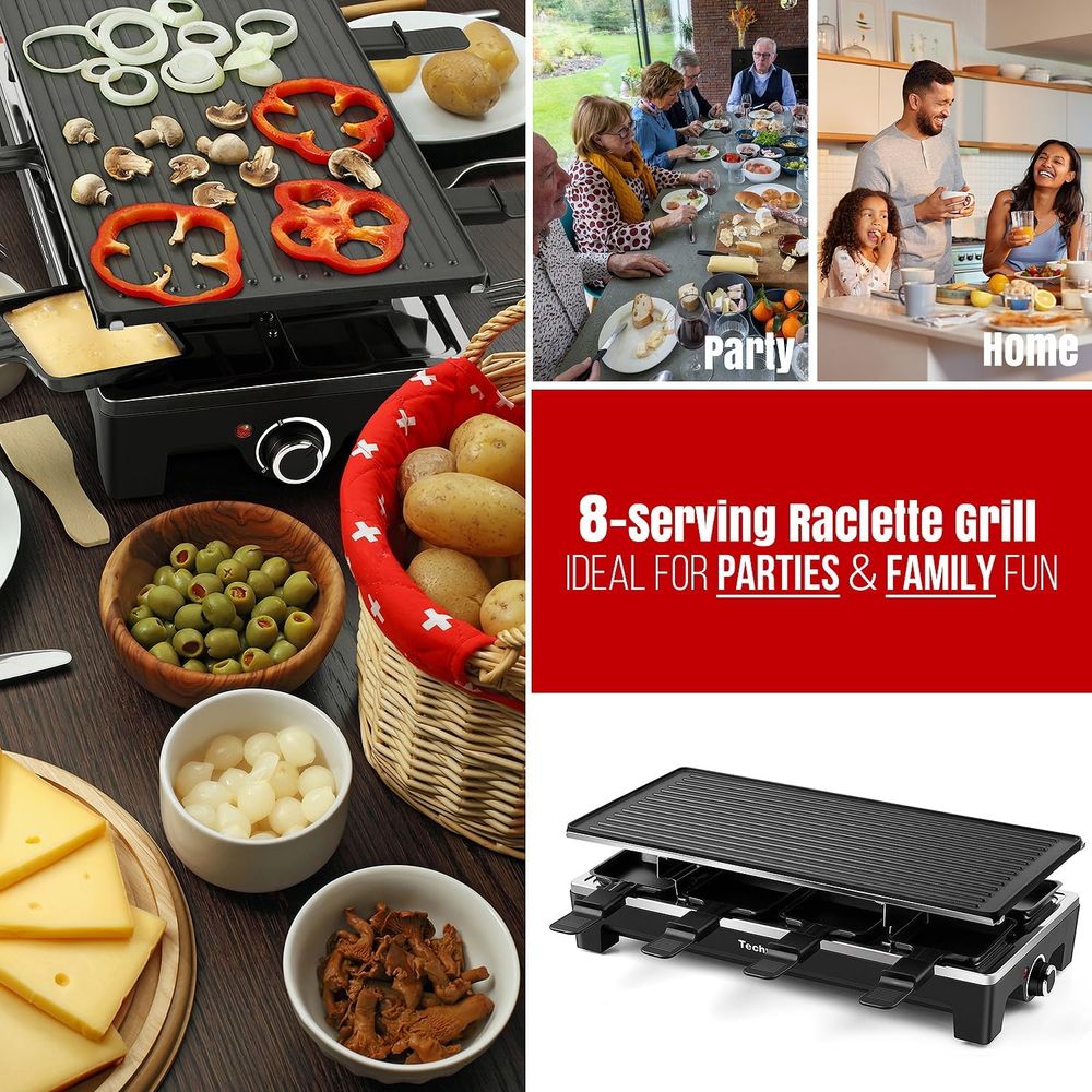 Grill raclette, elektryczny gr – Raclette Grill Table recenzja i cena