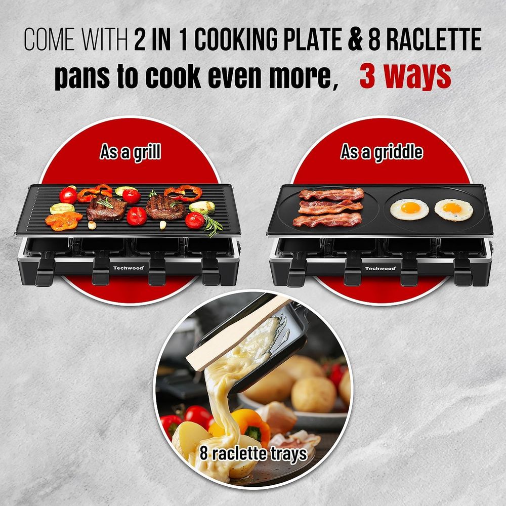 Grill raclette, elektryczny gr – Raclette Grill Table recenzja i cena