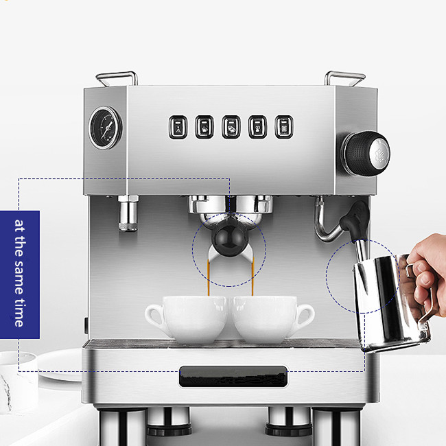 Klasyczna włoska półautomatycz – Espresso Machine Semi Auto recenzja i cena