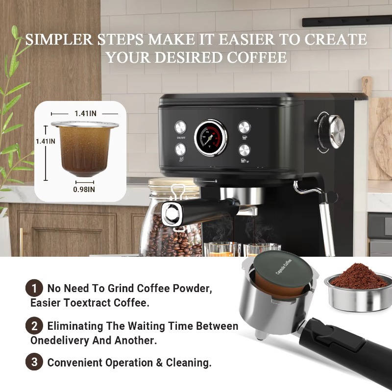 Półautomatyczny ekspres do kaw – Espresso Machine Semi Auto recenzja i cena