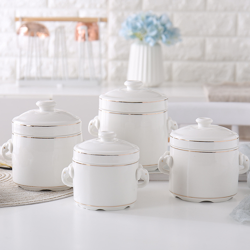 Czysty biały ceramiczny garnek – Slow Cooker Ceramic recenzja i cena
