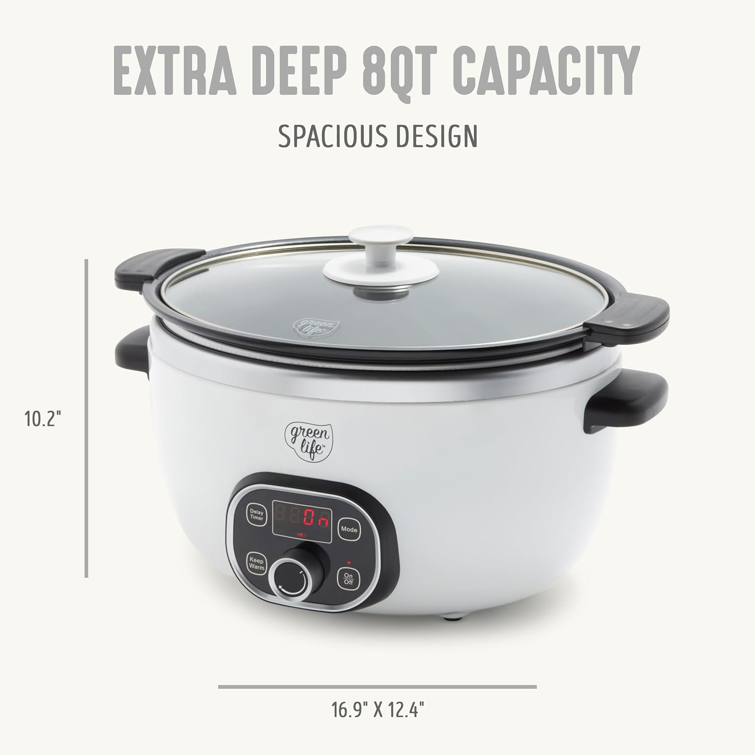 Programowalny wolnowar 8QT z c – Slow Cooker Ceramic recenzja i cena