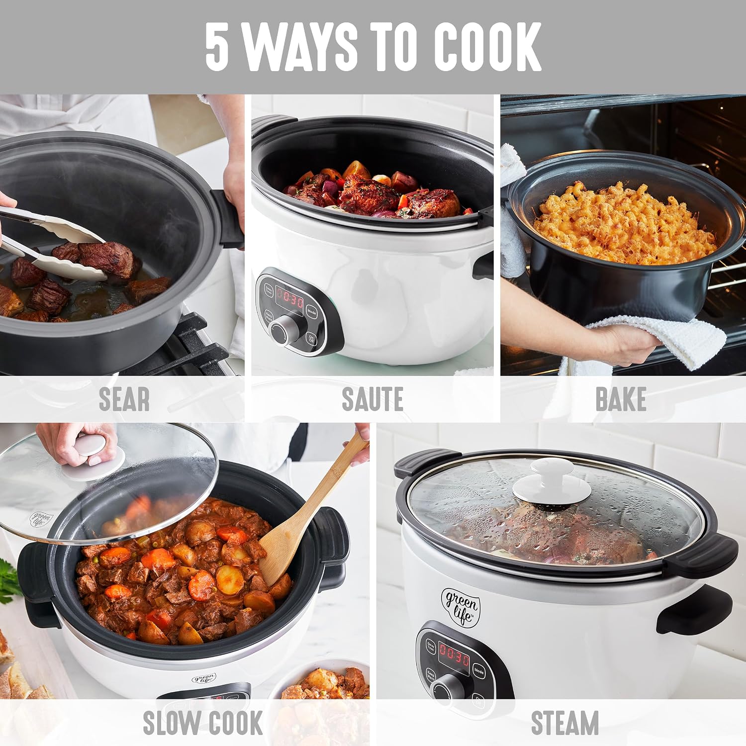 Programowalny wolnowar 8QT z c – Slow Cooker Ceramic recenzja i cena
