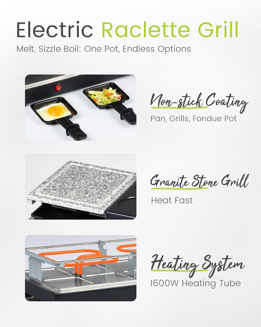 Elektryczny grill do raclette  – Raclette Grill Table recenzja i cena